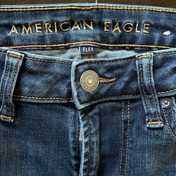 American Eagle Outfitters women Deep Indigo Slim Straight Jeans - Picture 11 of 12